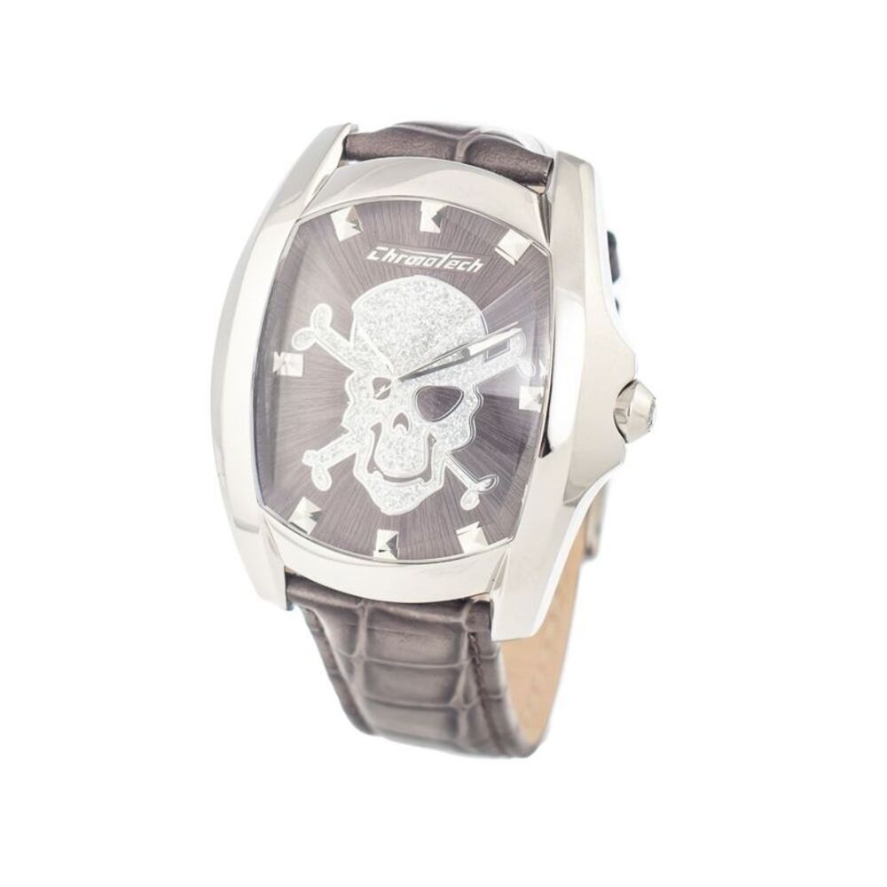 Chronotech CHCT7988M70AC Skull Watch Men Gray Watches